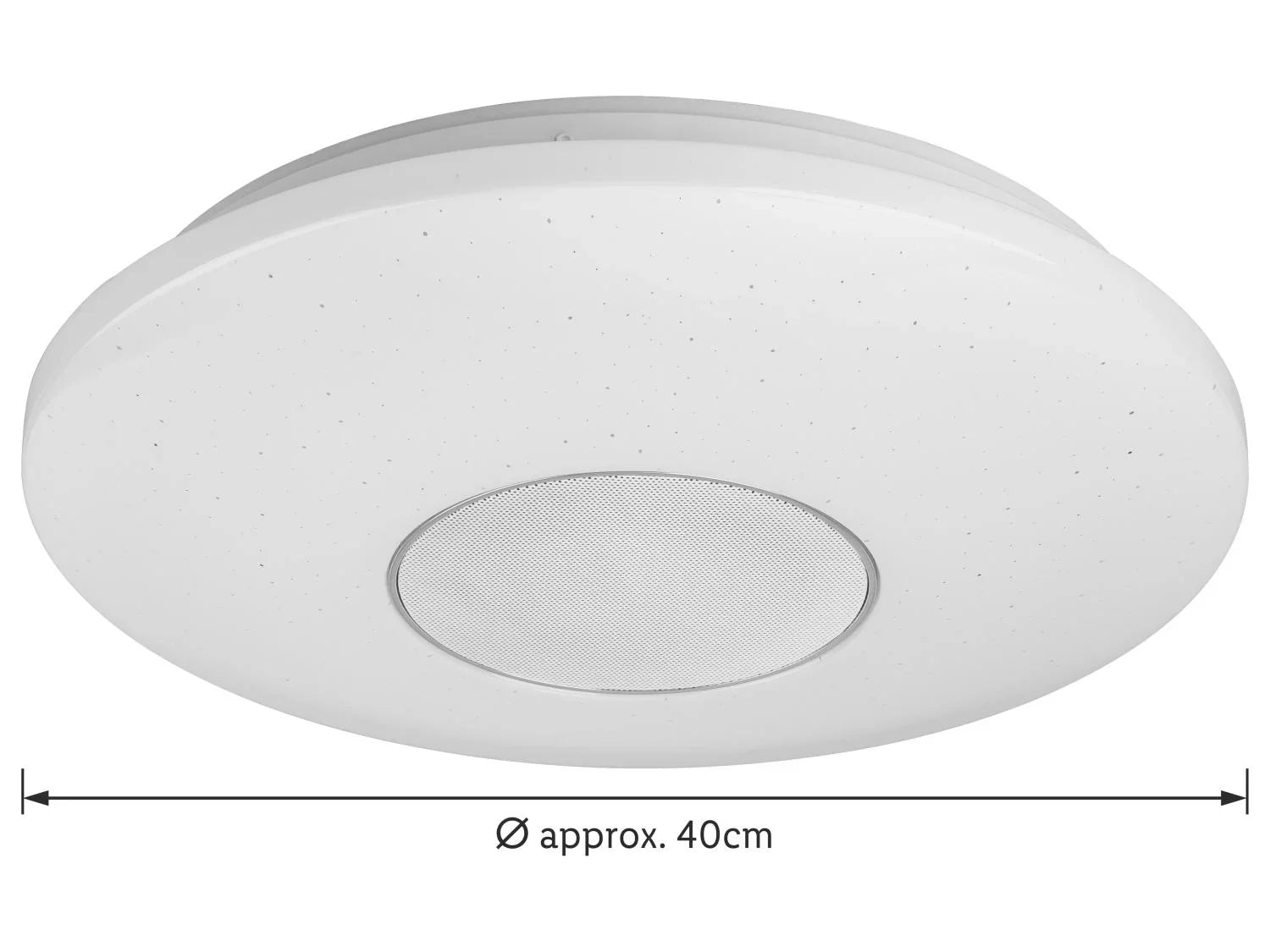 LIVARNO Plafonnier  LED avec haut-parleur Bluetooth