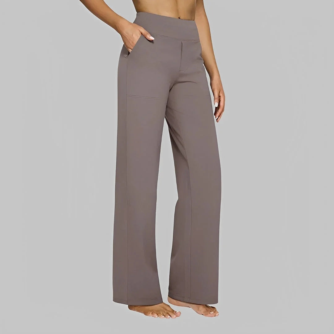 Roxanne - Pantalon Stretch Taille Haute