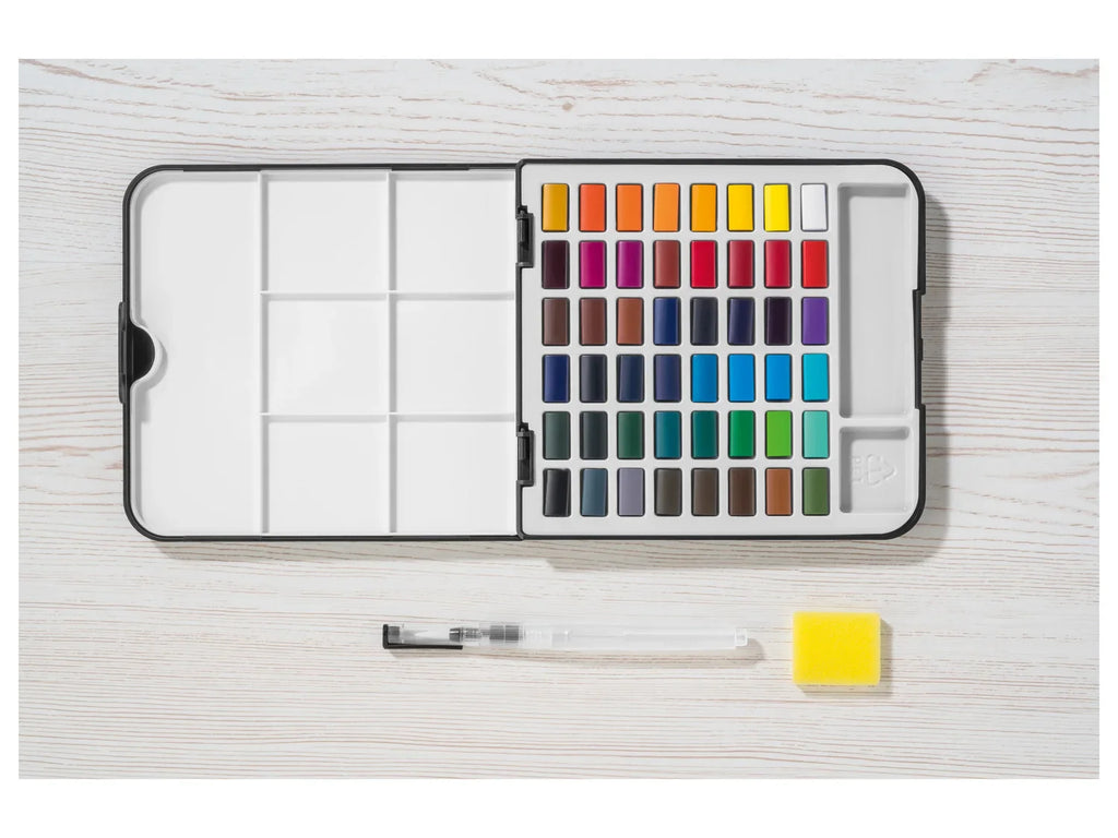 crelando Bote d'aquarelle 51 couleurs