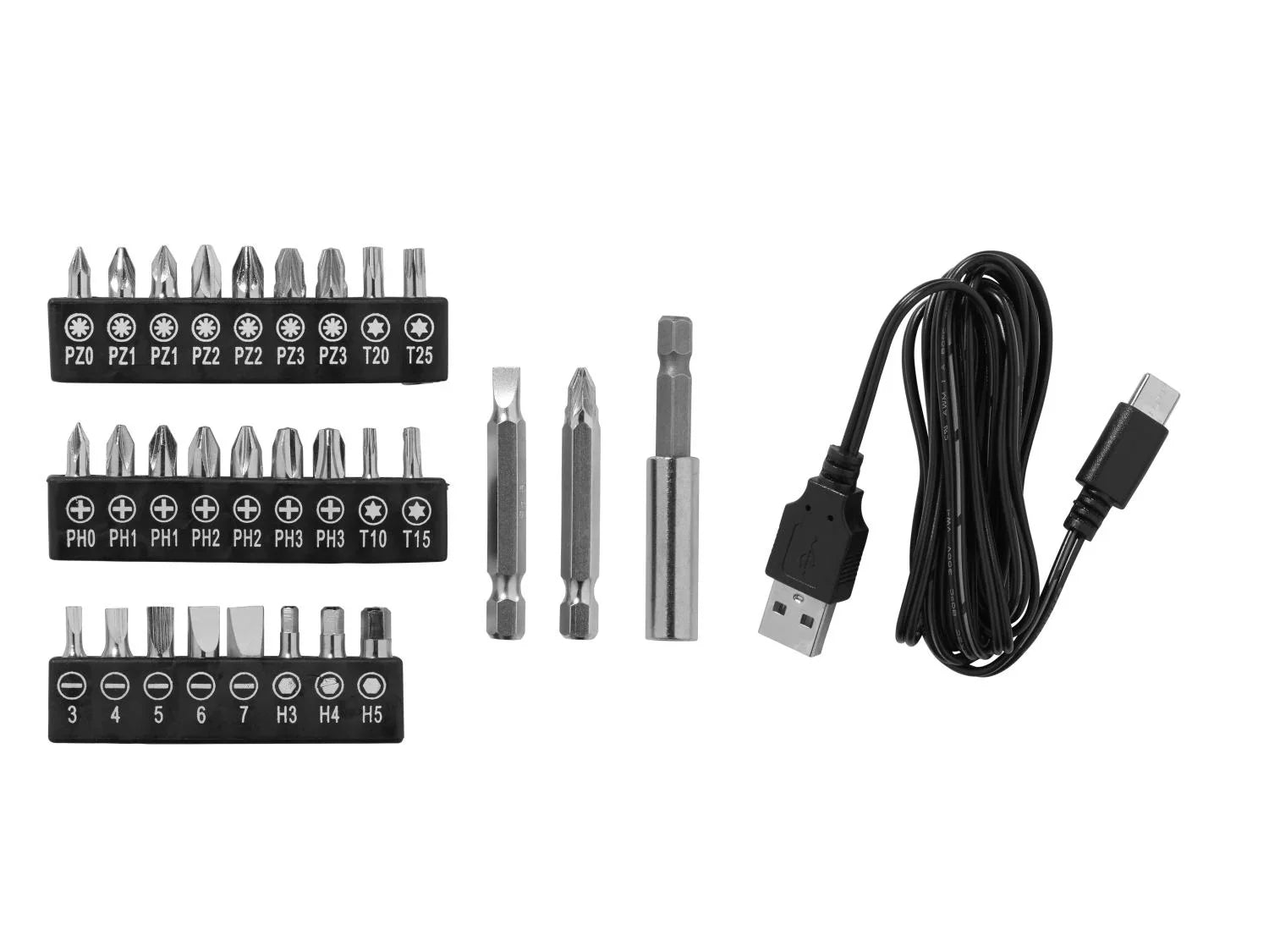 PARKSIDE Visseuse sans fil avec embouts interchangeables PAS D7, 10 Nm, 4 V