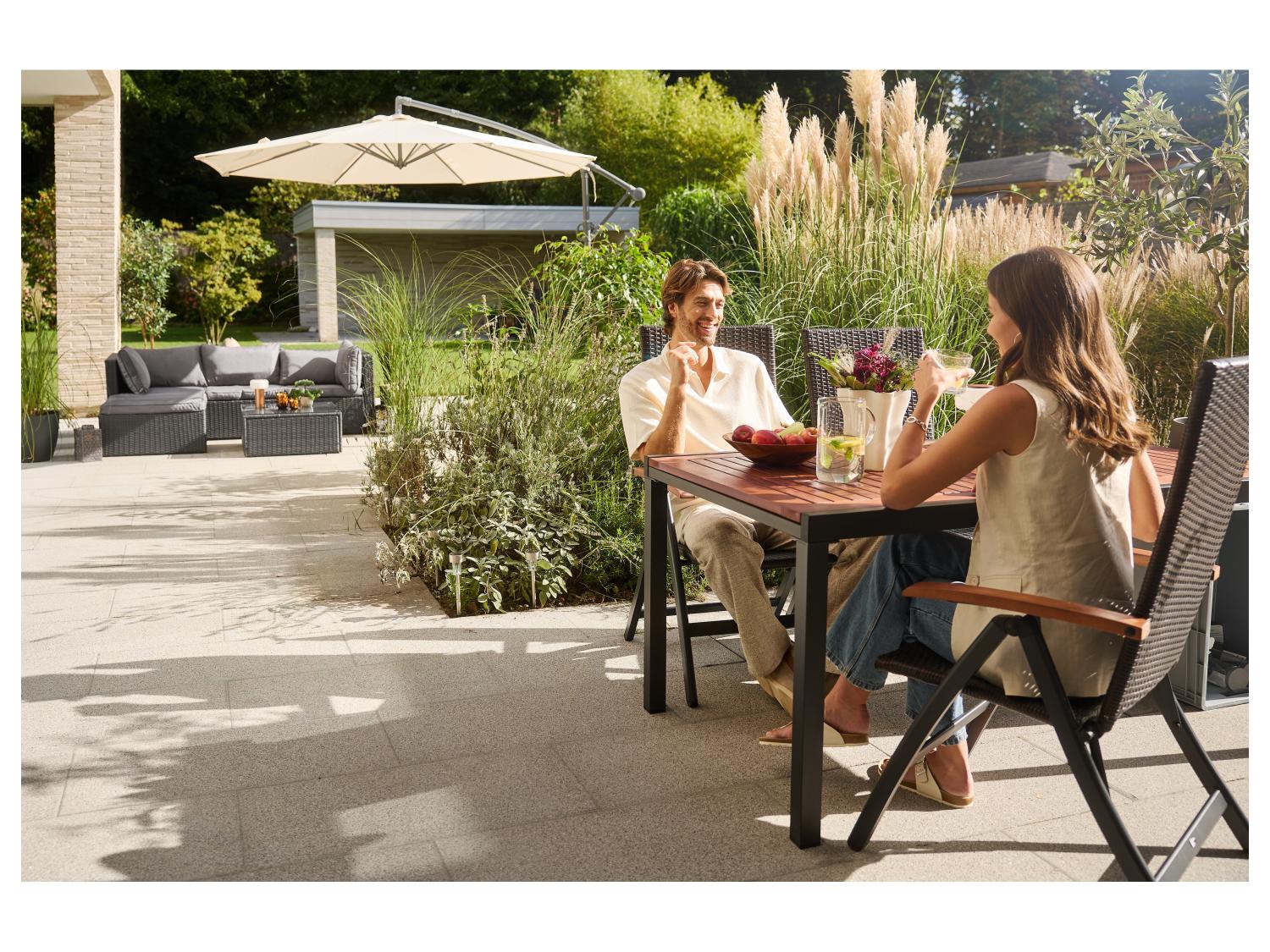 LIVARNO Table de jardin + Lot de 6 fauteuils Valencia