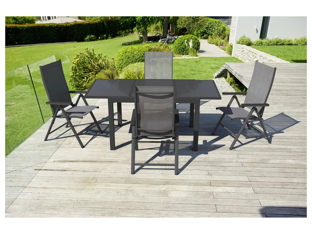 LIVARNO Table de jardin extensible Houston, gris