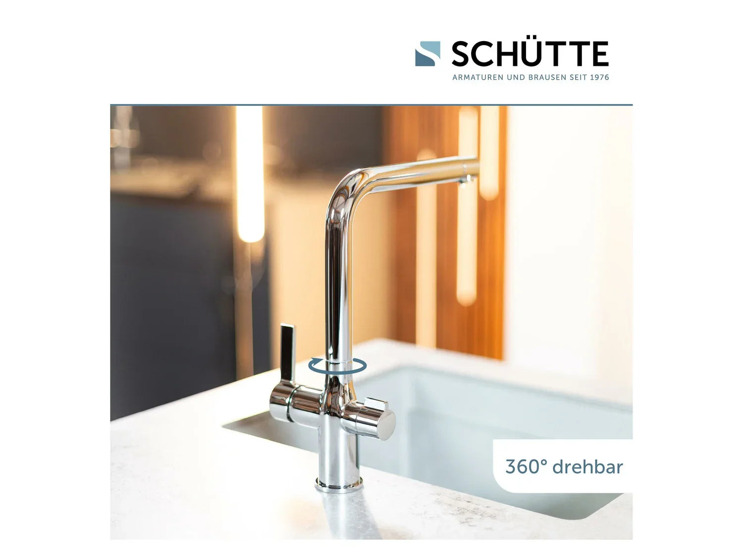 Schtte Robinet d'eau potable AQUASTAR PRO avec systme de filtration anti-calcaire