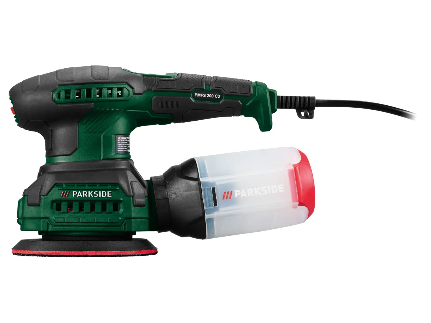 PARKSIDE Ponceuse multifonction 3-en-1 PMFS 200 C3, 200 W