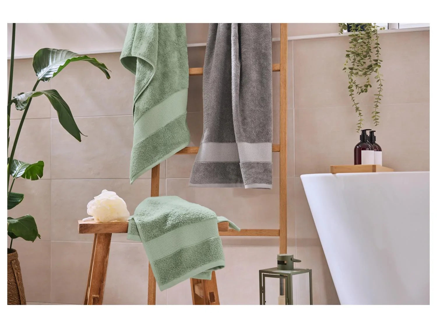 LIVARNO Serviette de bain Premium, 100 x 150 cm