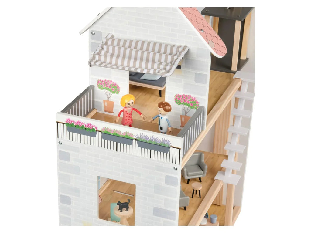 Playtive Maison de poupes XXL, 54 pices
