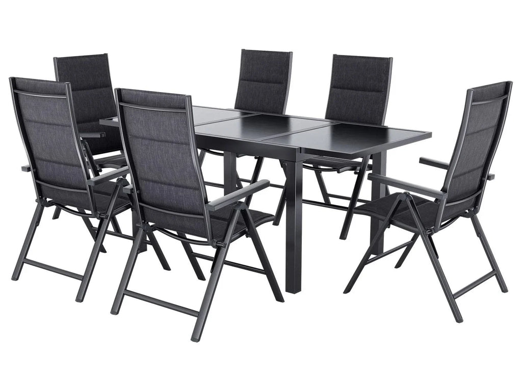 LIVARNO Table de jardin + Lot de 6 fauteuils Toronto