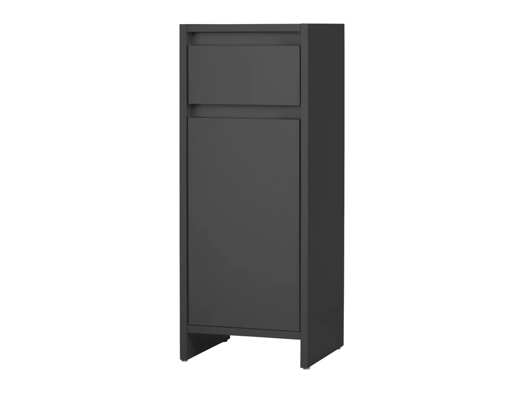 LIVARNO home Armoire latrale de salle de bains Oslo, 32 x 80 x 28 cm, noire