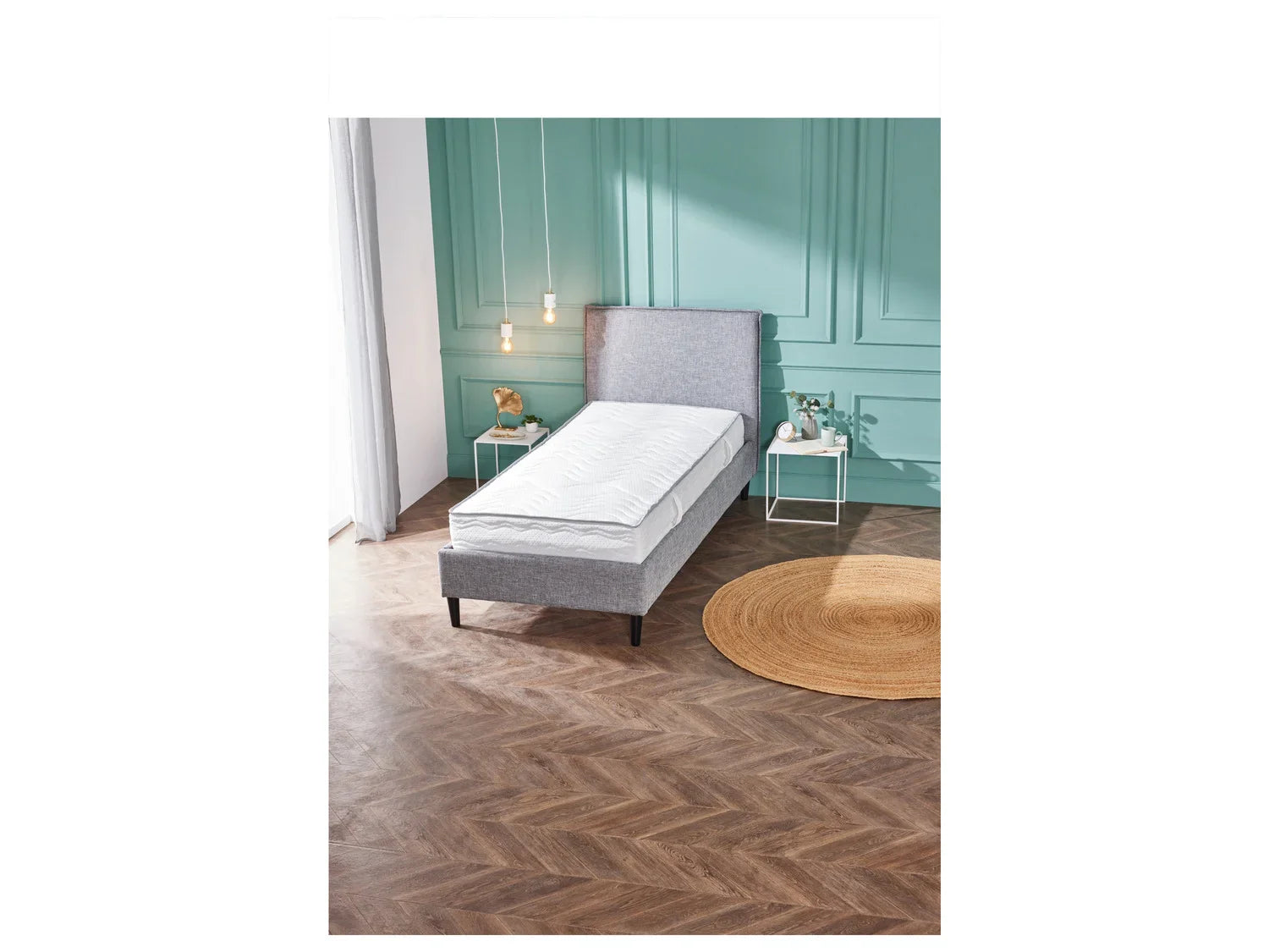 LIVARNO home Matelas  ressorts ensachs 7 zones, H2, 90 x 190 cm