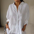 Linda - Élégante Blouse En Lin