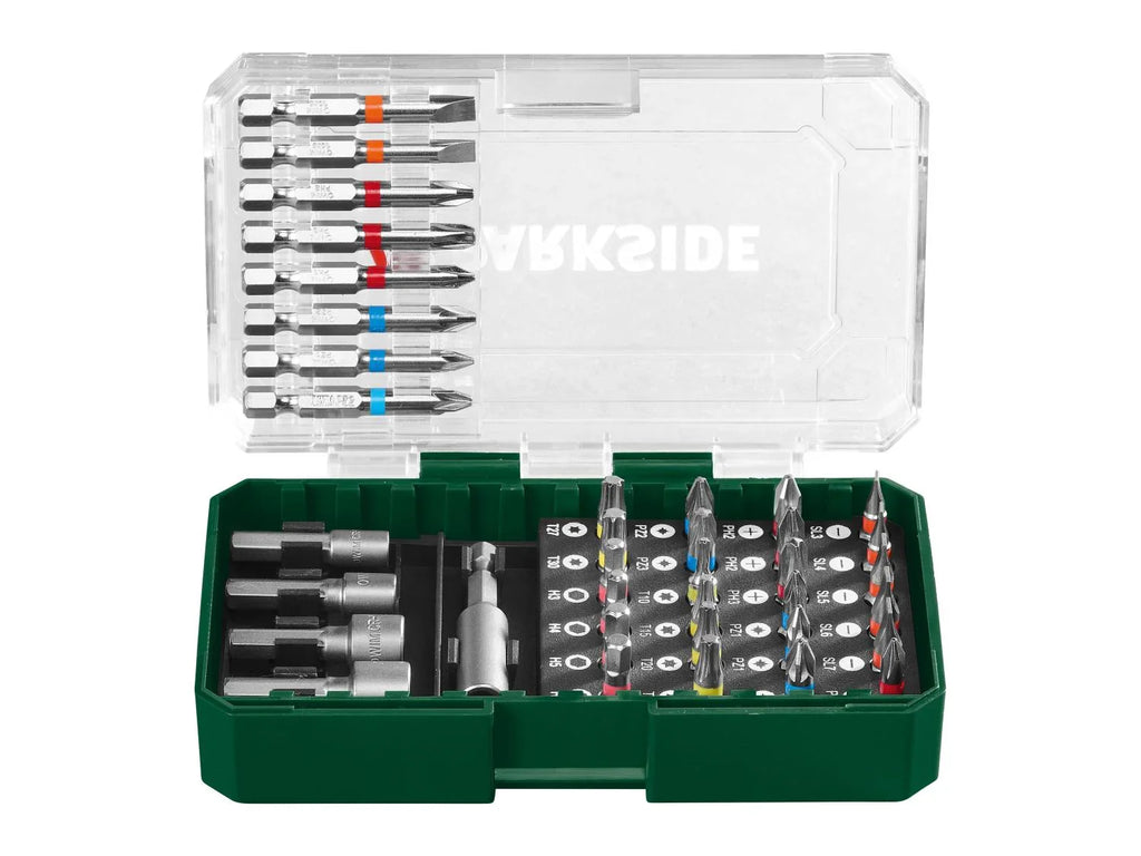 PARKSIDE Set de forets, mches ou embouts PBB 4 B2