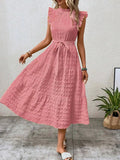 Sophie Paris | Robe à lacets à manches volantes