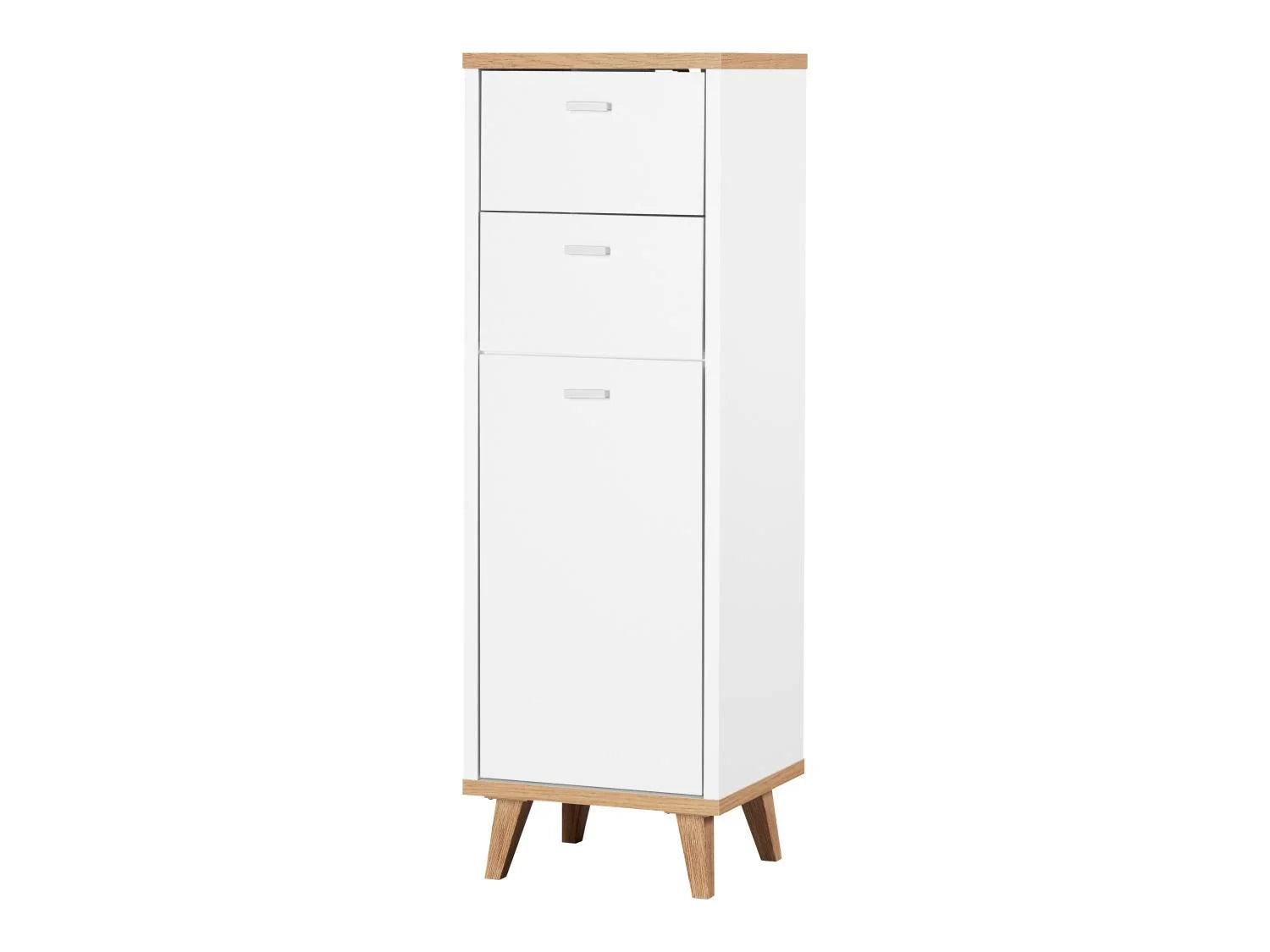 LIVARNO Meuble pour salle de bains Corfu, 32 x 96 x 28 cm, blanc/imitation chne