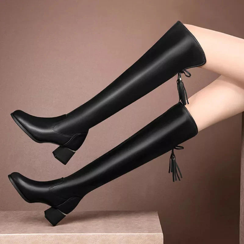 Clarisse | Bottes Élégantes Au-dessus Du Genou