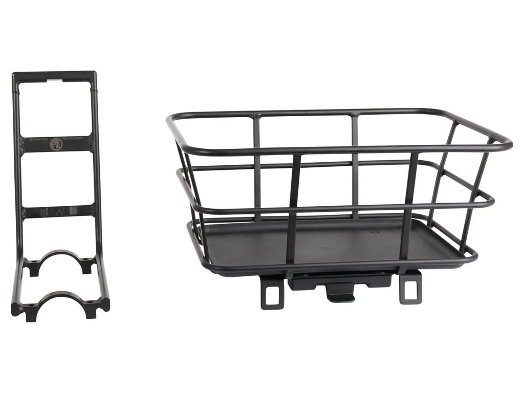 Porte-bagages avant et panier pour vlo lectrique ou sacoche double