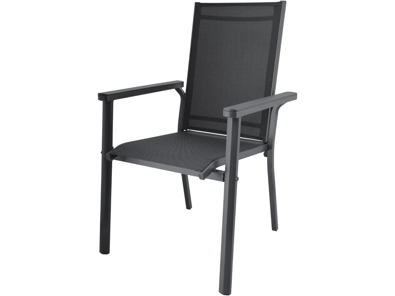 LIVARNO Fauteuil en aluminium anthracite Houston