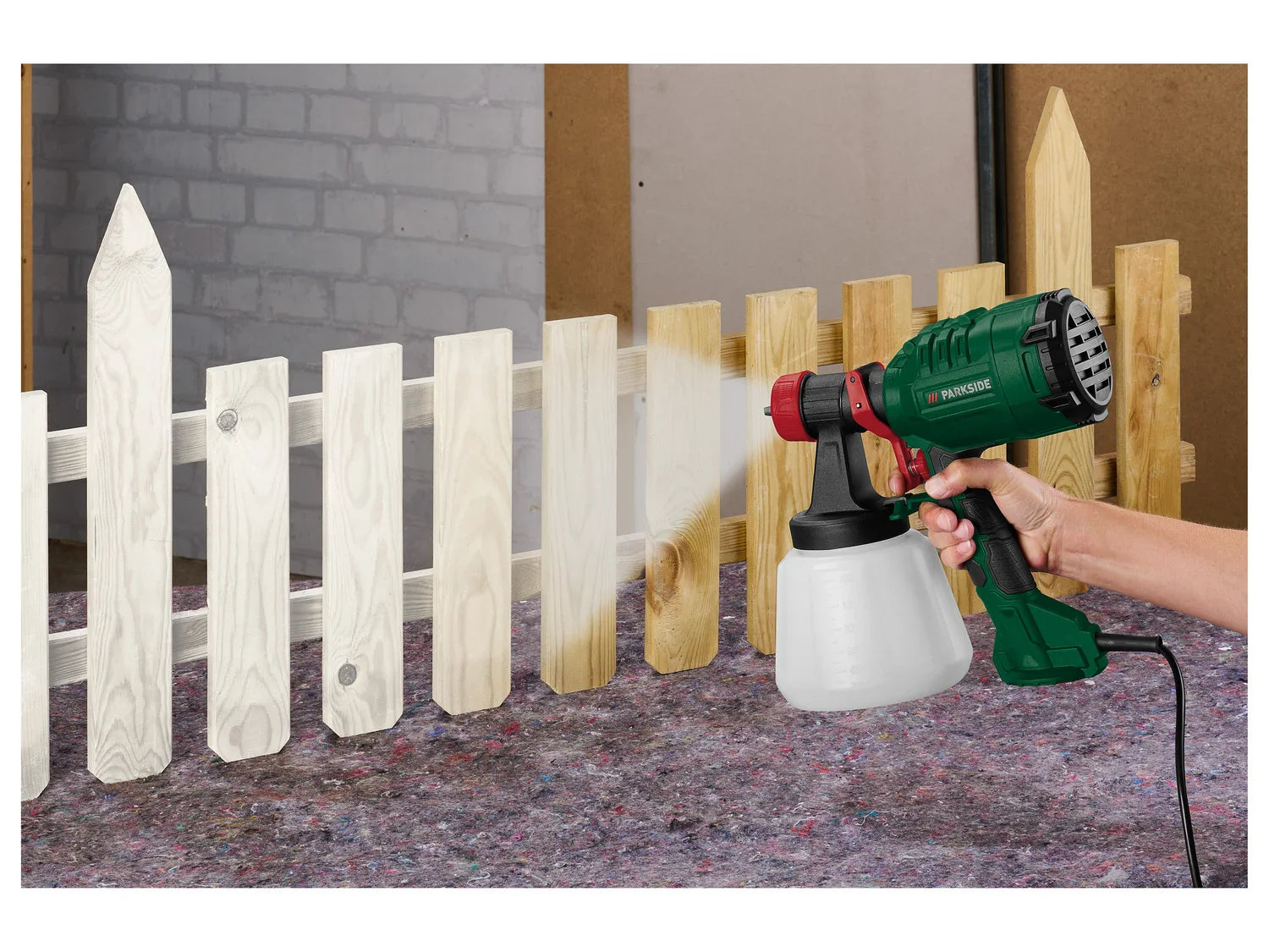 PARKSIDE Pistolet  peinture HVLP PFS 450 B1, 450 W