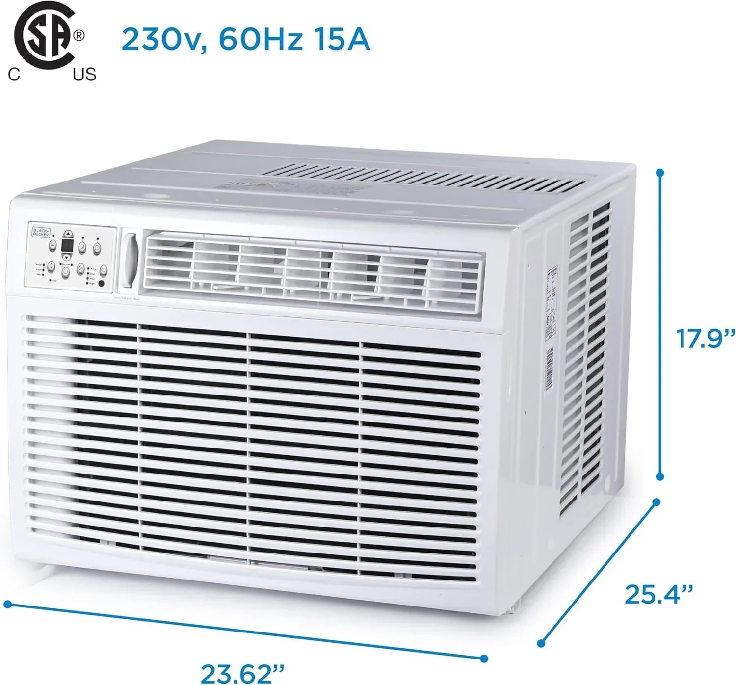 BLACK+DECKER Window Air Conditioner 5000 BTU Cools Up to 150 Square Feet AC Mechanical Controls