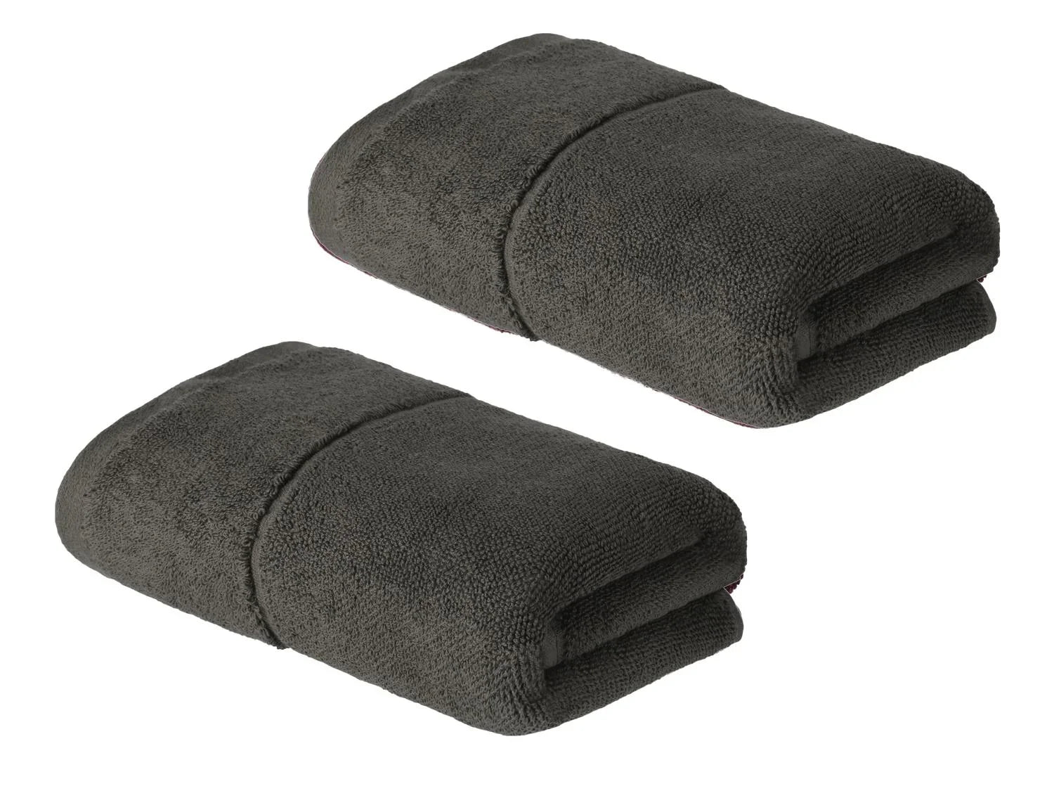 LIVARNO home Lot de 2 serviettes ponge