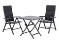 LIVARNO Table de jardin + Lot de 2 fauteuils Toronto