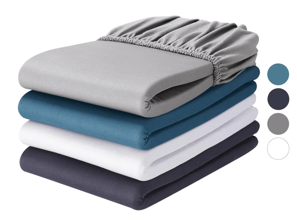 LIVARNO Drap-housse en jersey microfibre, 90-100 x 200 cm