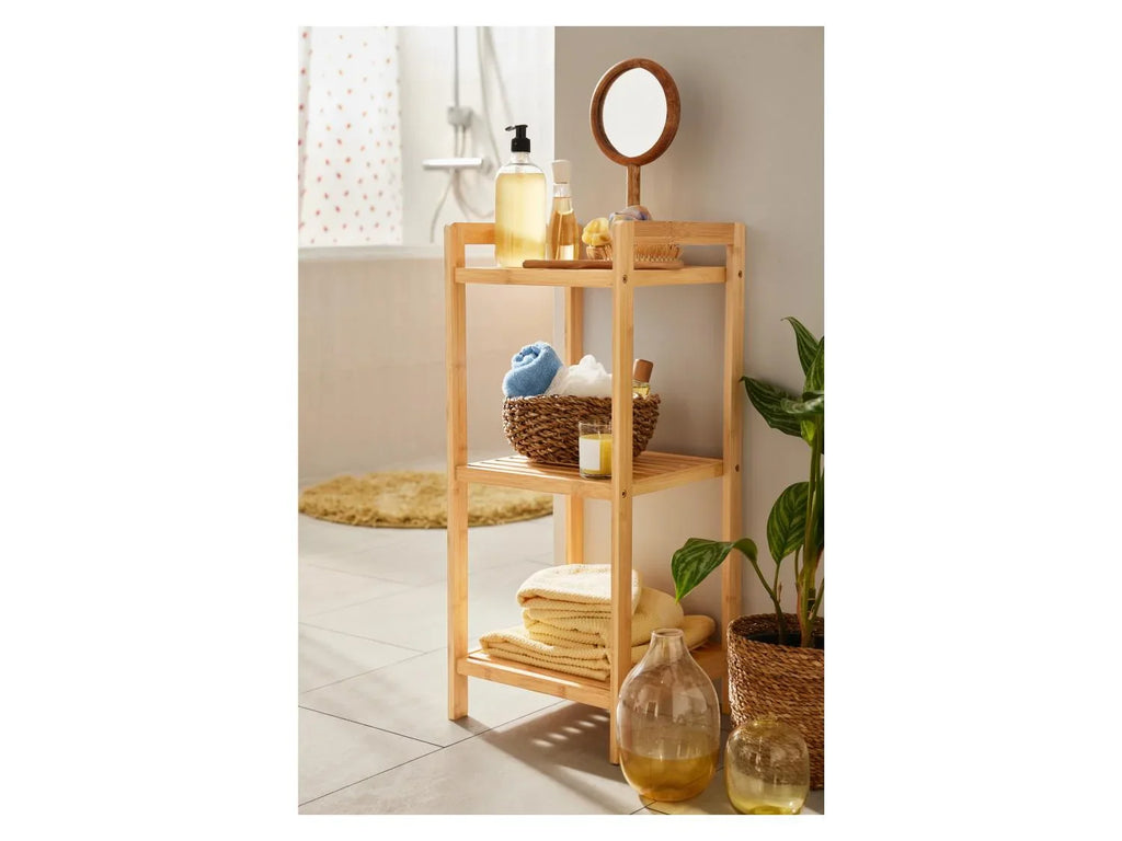 LIVARNO home Rangements en bambou pour salle de bains