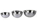 LIVARNO home Set de 3 saladiers en acier inoxydable