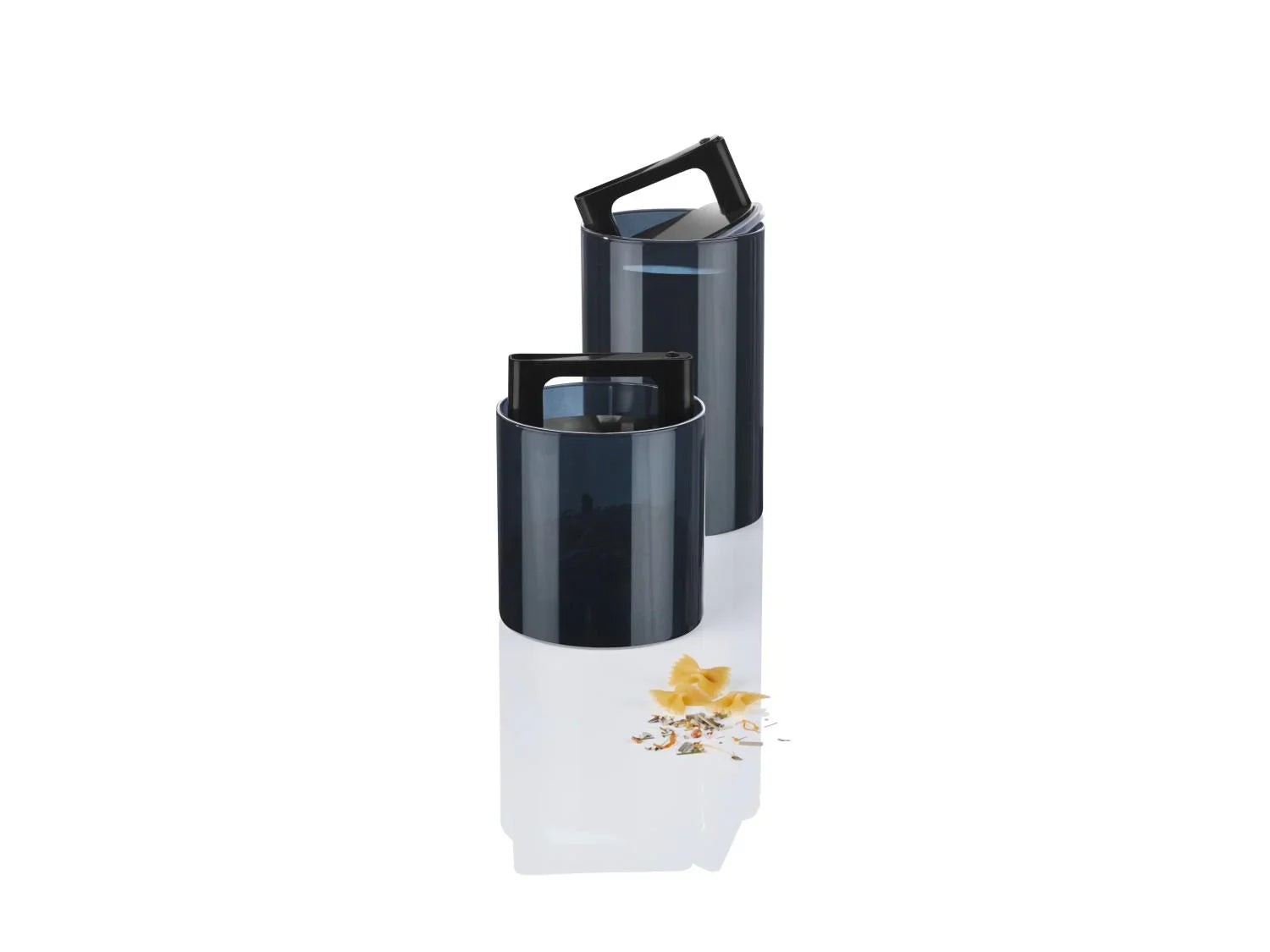 LIVARNO home Lot de 2 bocaux avec couvercles hermtiques
