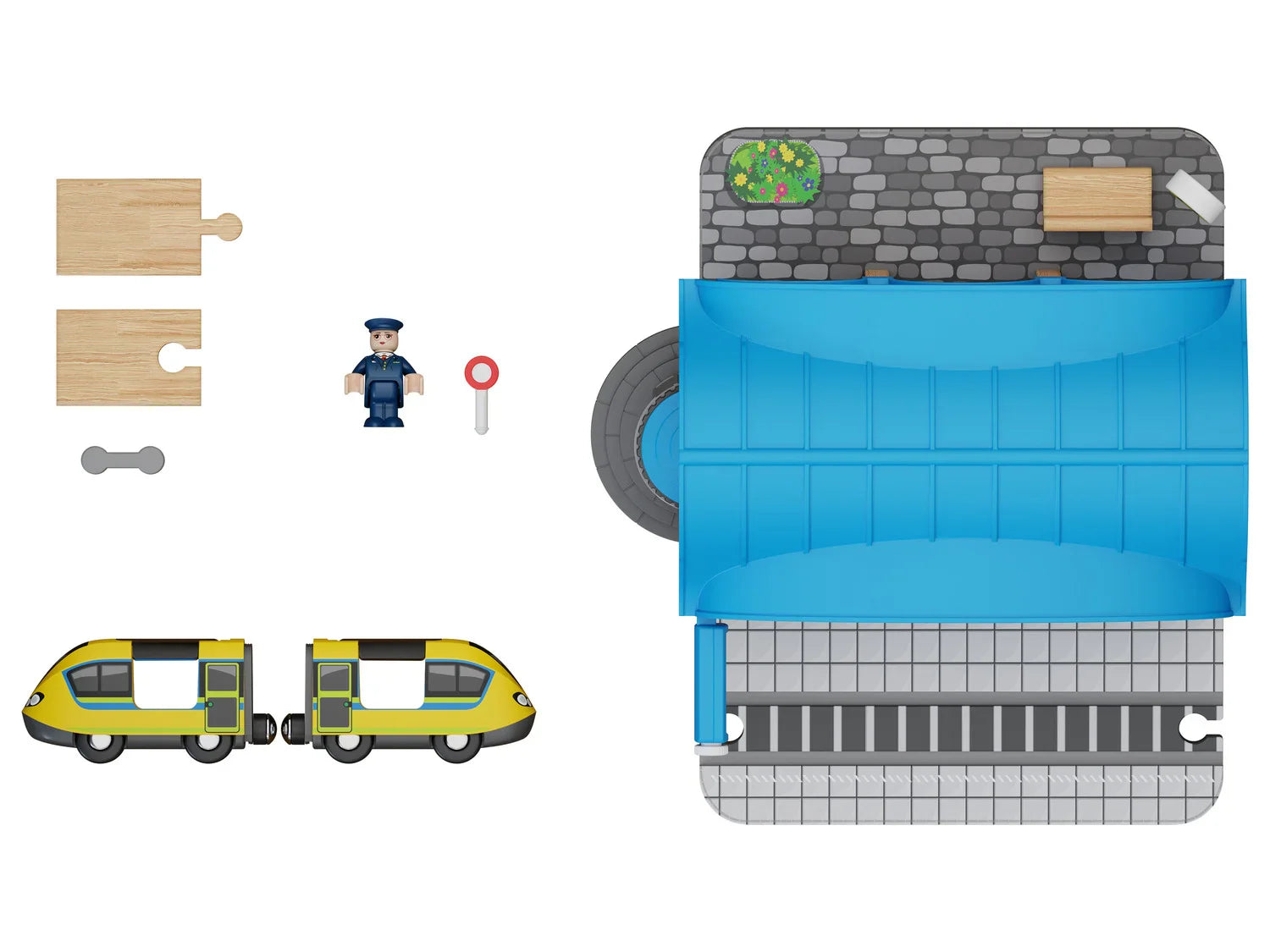 Playtive Extension ferroviaire en bois