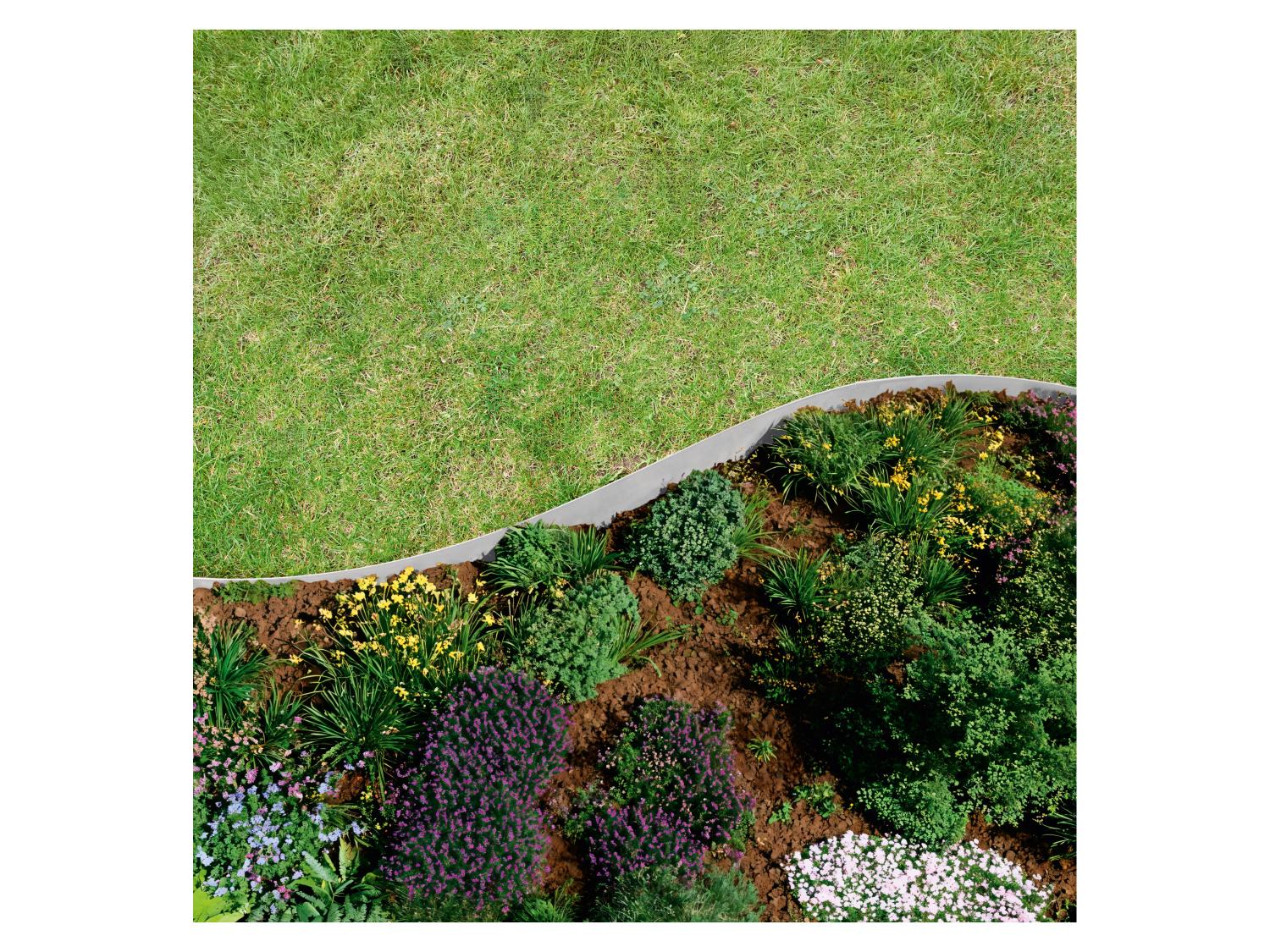 PARKSIDE Lot de 4 bordures de jardin, 100 x 13 cm
