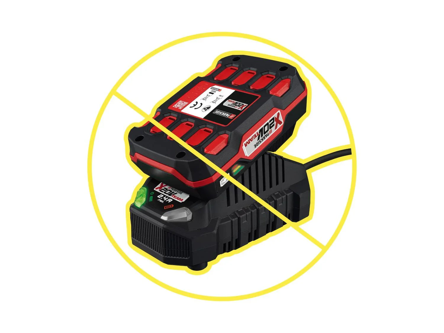 PARKSIDE PERFORMANCE Visseuse  chocs sans fil PPDSSA 20-Li B2, 20 V