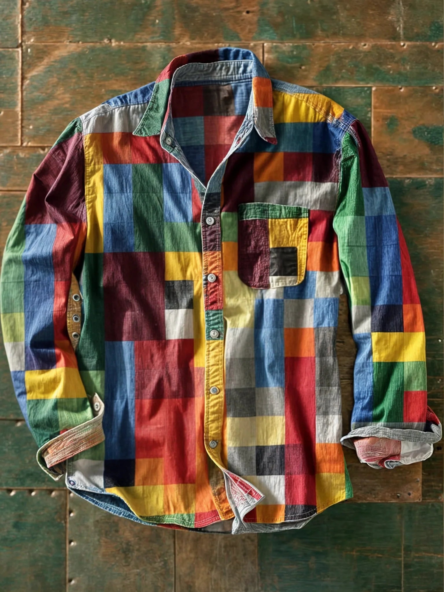 Duval Paris™| CHEMISE MOSAÏQUE SIGNATURE