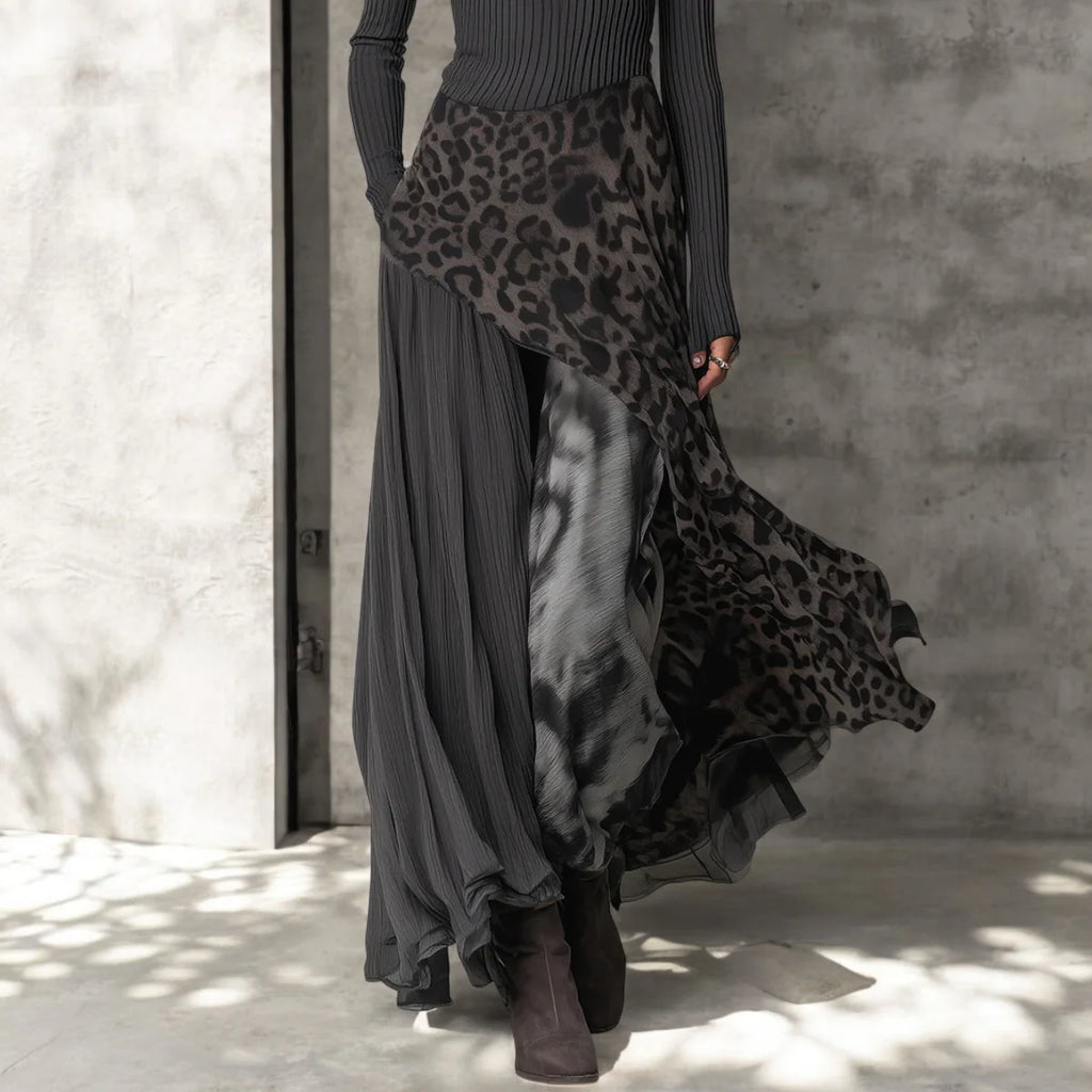 NKEM™ | Robe Longue Léopard