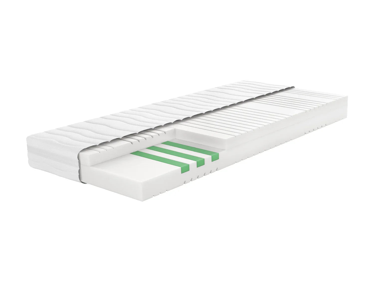 LIVARNO home Matelas en mousse froide 7 zones, H3, 90 x 190 cm