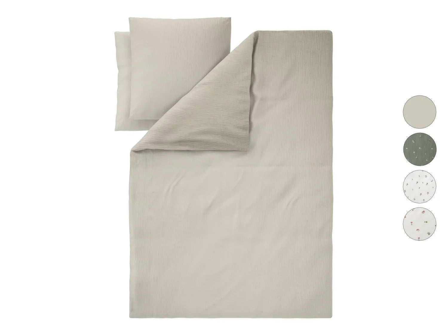 LIVARNO Parure de lit en mousseline, 260 x 240 cm