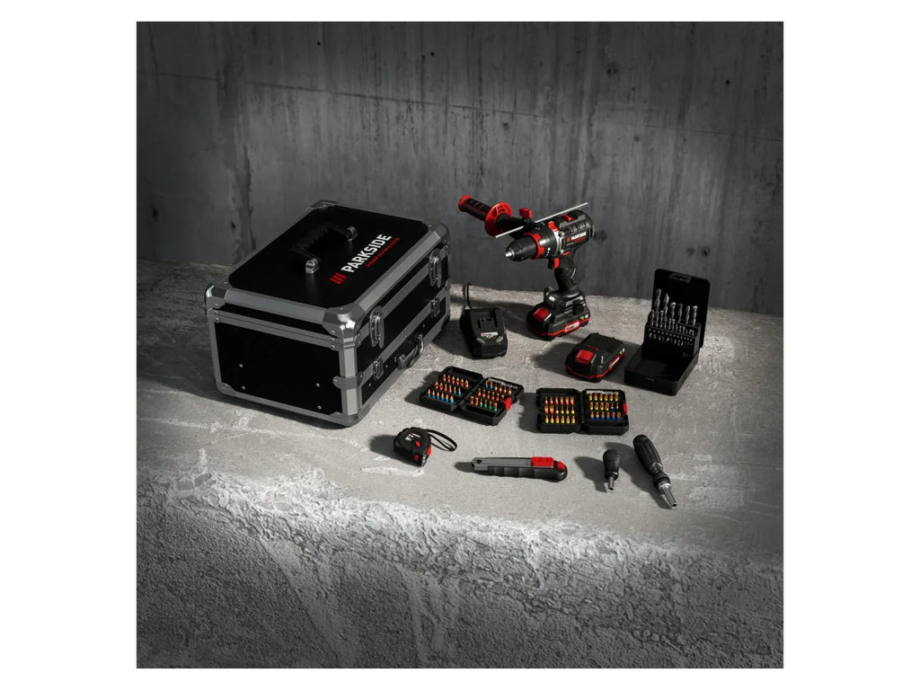 PARKSIDE PERFORMANCE Perceuse-visseuse  percussion sans fil PSBSAP 20-Li C3, 20 V