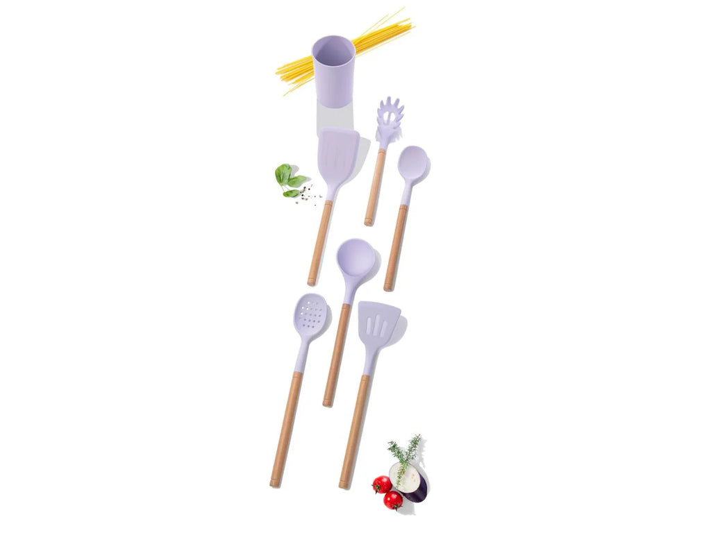 LIVARNO home Set d'ustensiles de cuisine, 7 pices