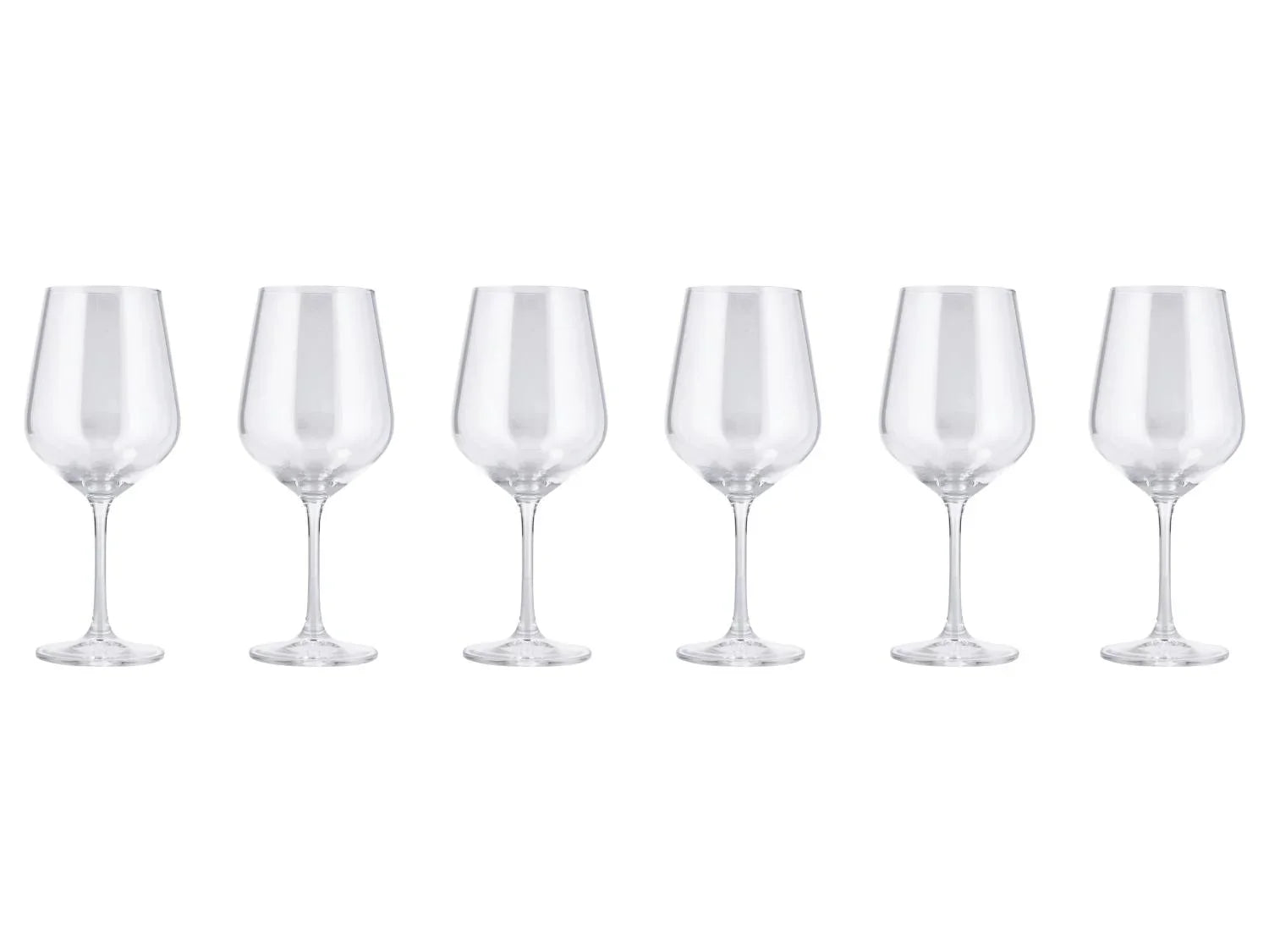 SILVERCREST Lot de 6 verres en cristal