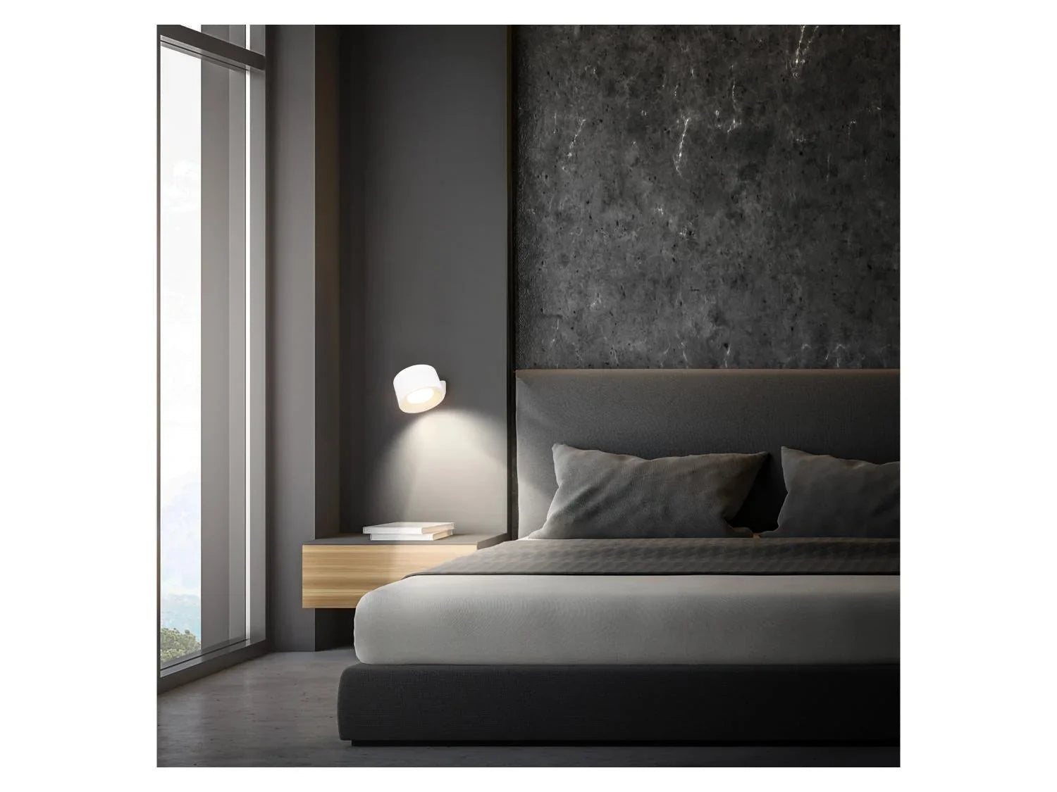 Briloner Lot de 2 appliques murales sans fil