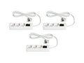 TRONIC Lot de 3 multiprises