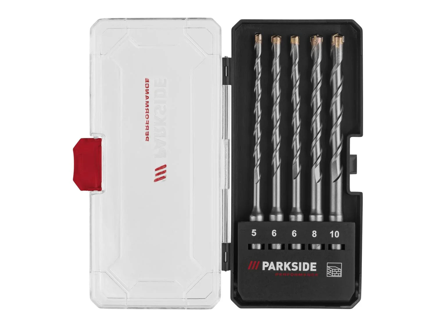 PARKSIDE PERFORMANCE Set de forets et burins SDS Plus en coffret