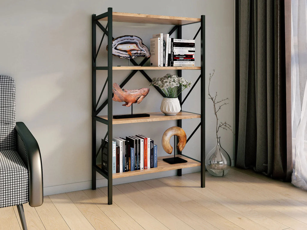 VCM tagre design industriel Insasi, 34 x 66 x 85/121/160 cm