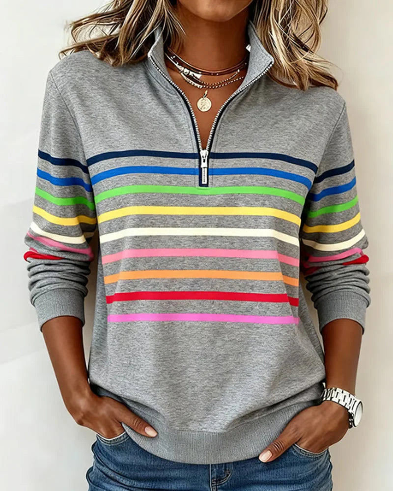 Marie | Pull décontracté avec confort et style coloré pour chaque jour
