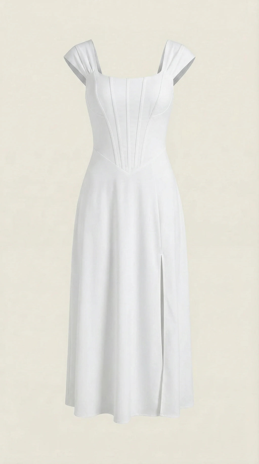 Robe corset midi femme tenue invité mariage
