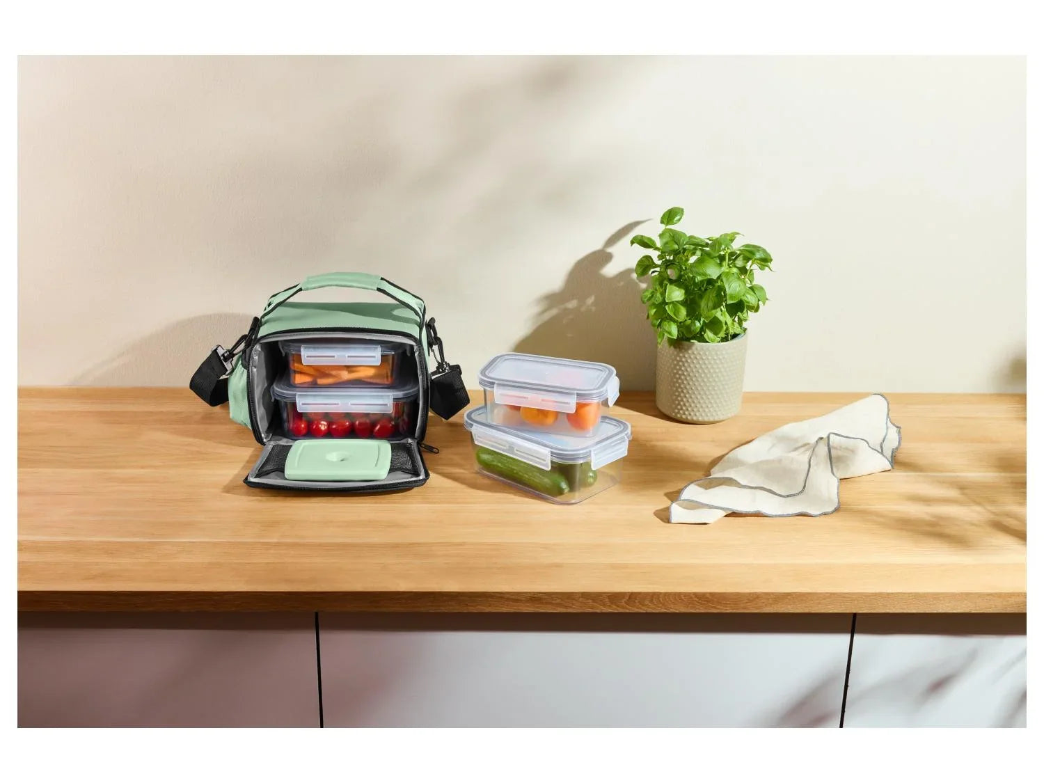 SILVERCREST Sac isotherme avec botes de conservation