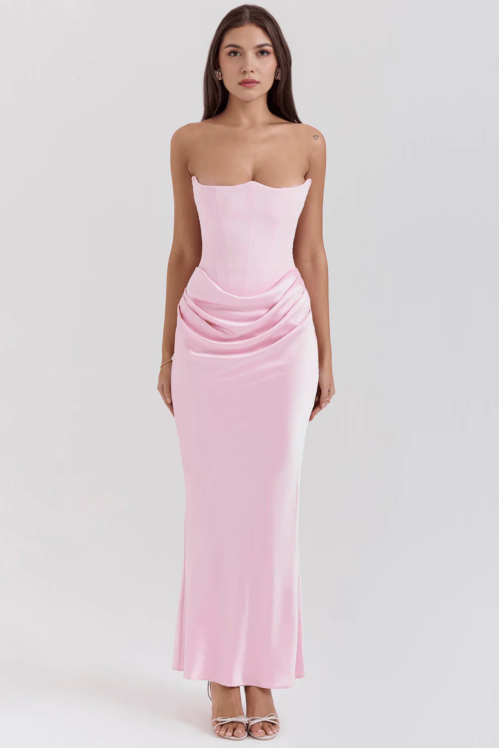 Céleste | Robe en satin