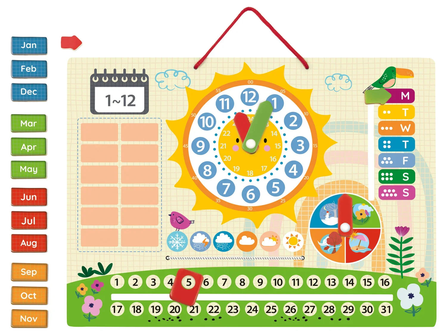 Playtive Tableau magntique en bois ou ordinateur protable