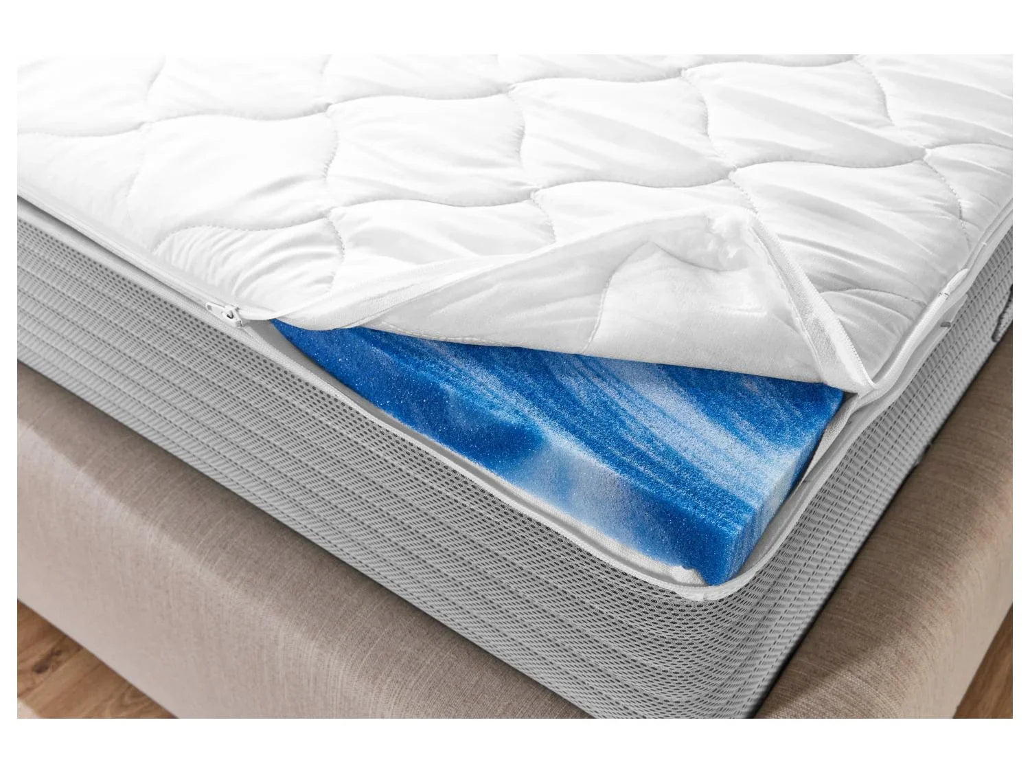 LIVARNO home Surmatelas en mousse gel, 140 x 190 cm