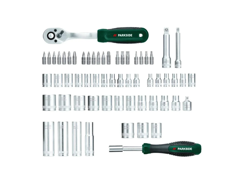 PARKSIDE Jeu de cls  douille, 61 pices