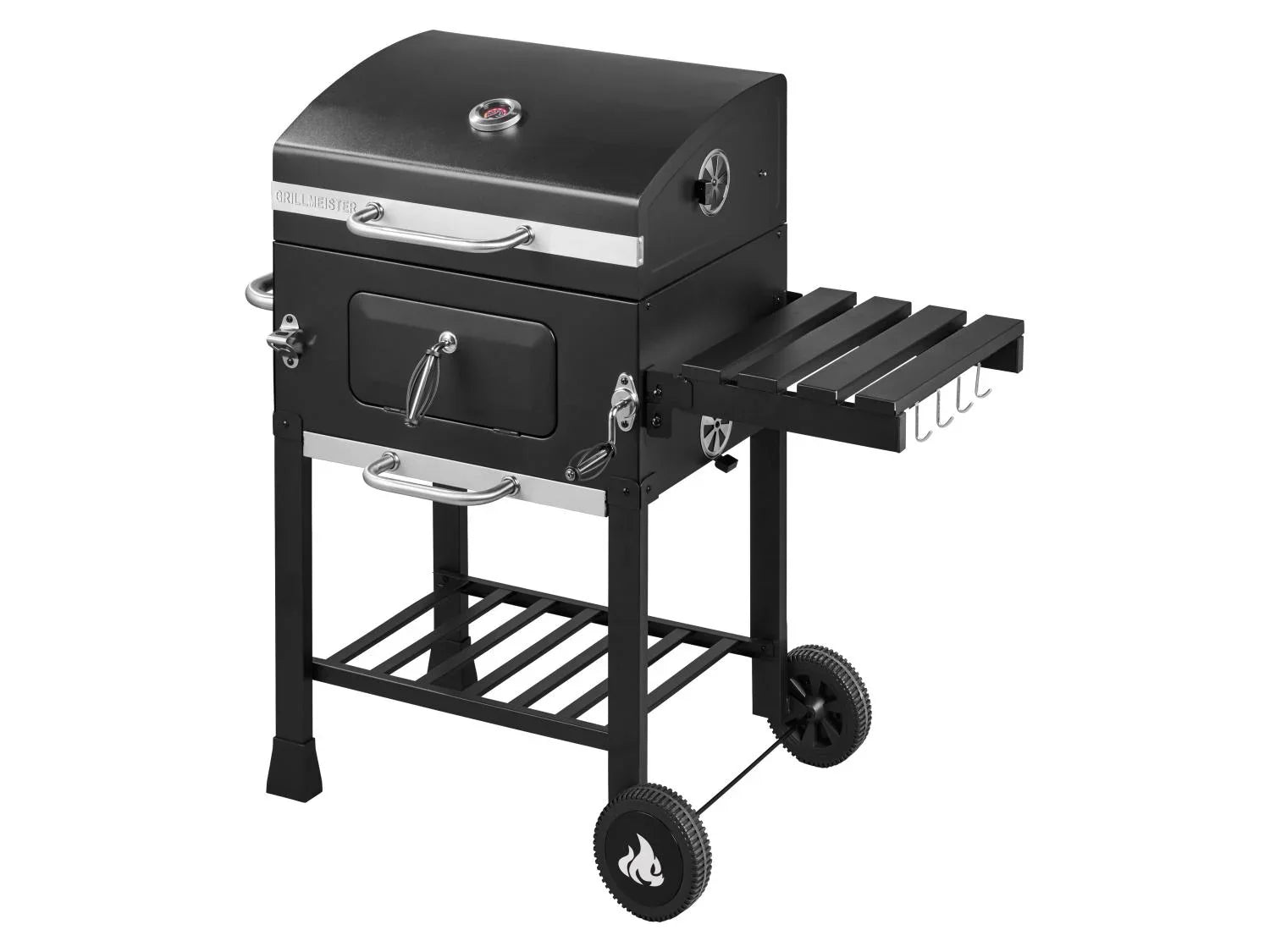 GRILLMEISTER Barbecue confort  charbon de bois, 56,5 x 40,5 cm